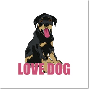 LOVE DOG Posters and Art